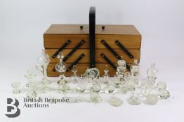Quantity of Glass Perfume Bottles and Animals