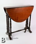 Miniature Mahogany Gateleg Table