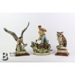 Three Italian Ceramic Sculptures