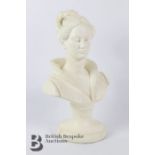 Plaster Bust of a Woman