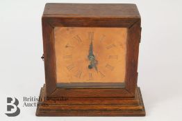 Oak Cased Mantel Clock