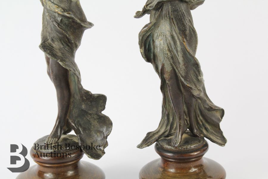 Pair of Spelter Figurines - Image 3 of 5