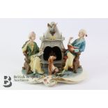 Capodimonte Figural Group