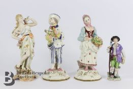 Continental Porcelain Figurines