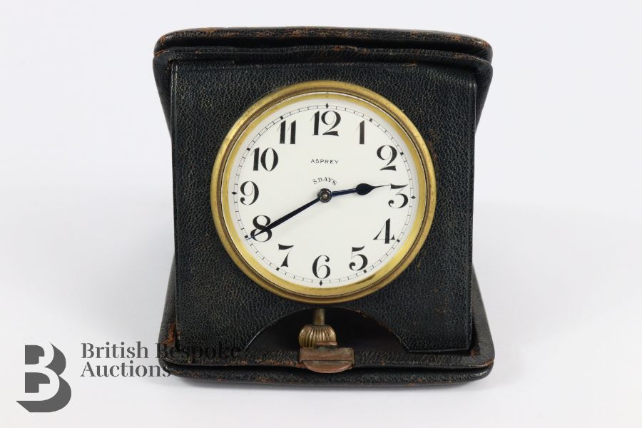 Early 20th Century Asprey Travel Clock
