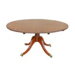 Harrods Mahogany Tilt Top Breakfast Table