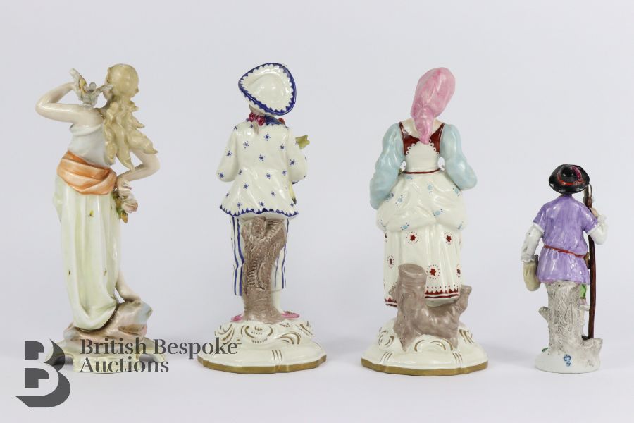 Continental Porcelain Figurines - Image 2 of 3