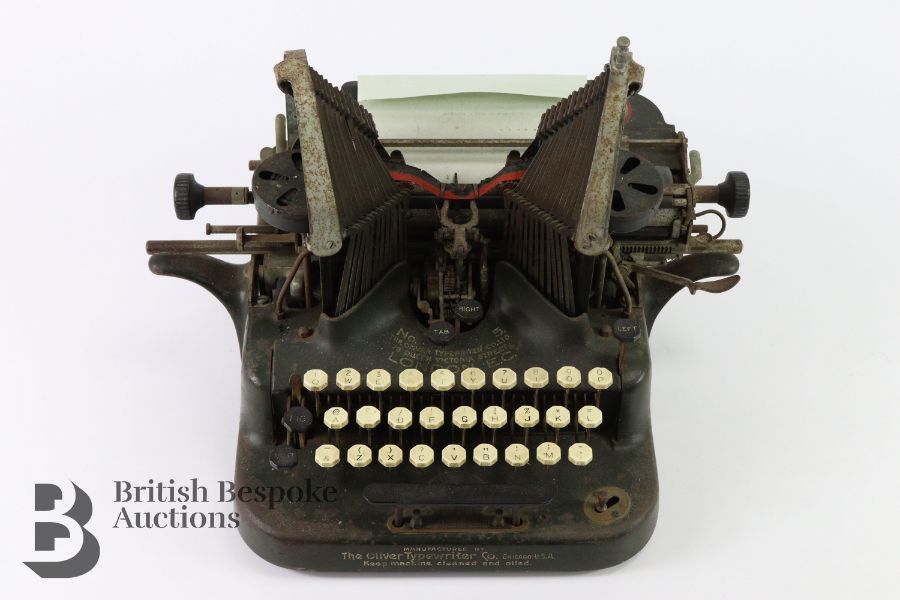 American Oliver No5 Typewriter - Image 2 of 4