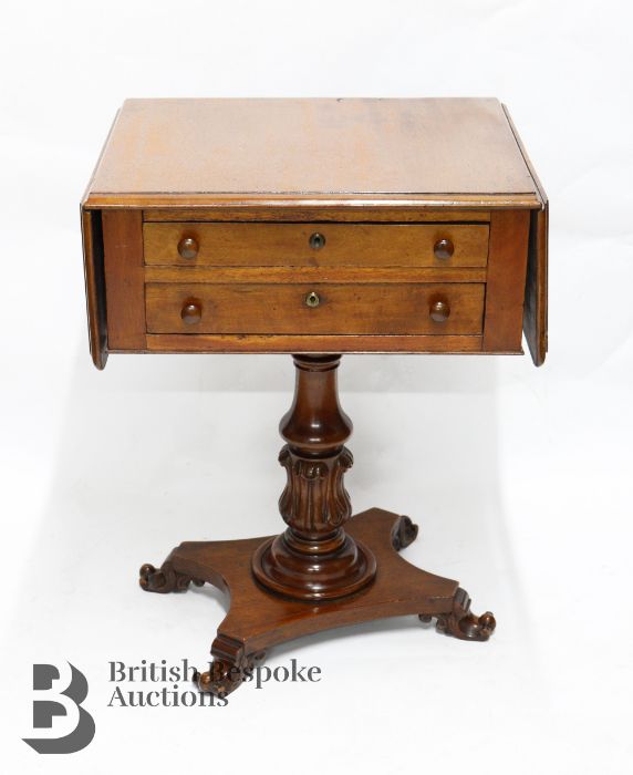 William IV-Style Drop Leaf Table - Image 5 of 5