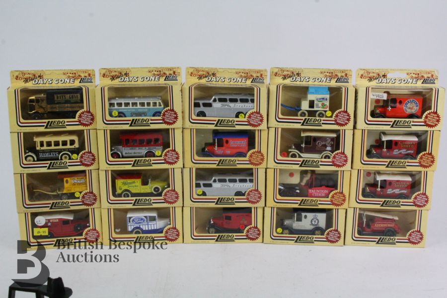 Quantity of Lledo Days Gone Die-Cast Vehicles with Various Decals