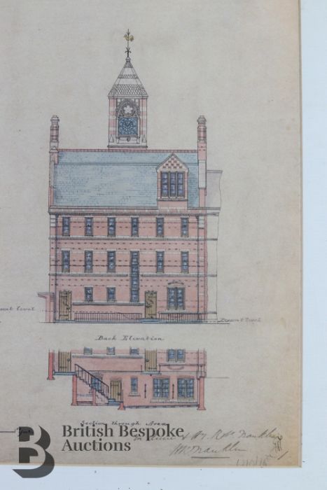Five Architectural Prints - Image 6 of 6