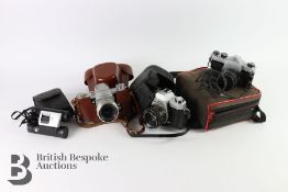 Various SLR Cameras