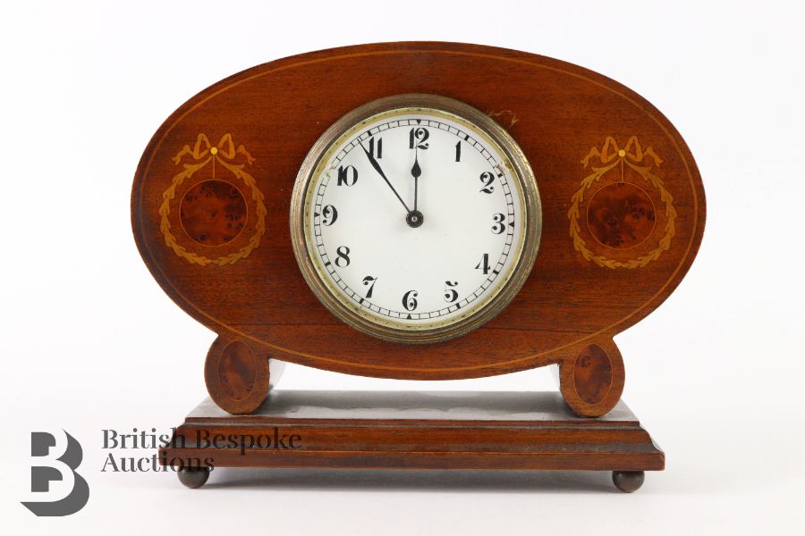 Mahogany Mantel Clock