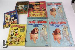 Vintage Disney Painting Books