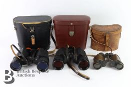Three Vintage Binoculars