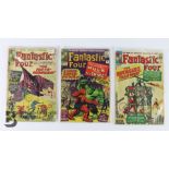 Marvel Comics - Fantastic Four 1964 #21 #25 and #26