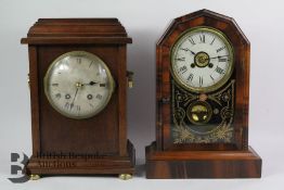 An Oak Mantel Clock