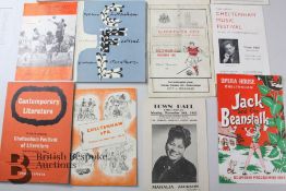 Over 80 Cheltenham and Gloucester Theatre and Music Programmes and Local Ephemera