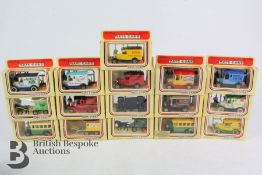 Quantity of Lledo Days Gone Die-Cast Cars Various Decal