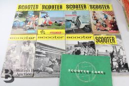 Box of Motoring Books and Ephemera incl. Buses and Scooters