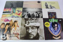 Collection of 160 LP Records incl. Talking Heads, Elvis Costello