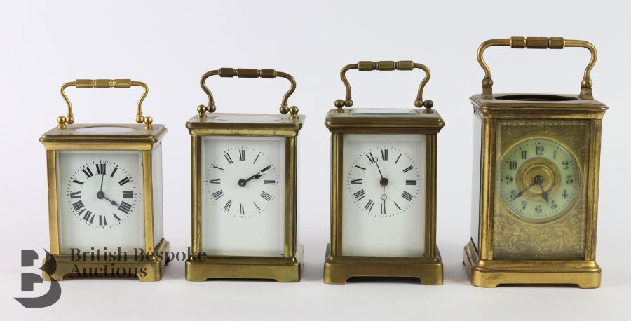 Four Carriage Clocks
