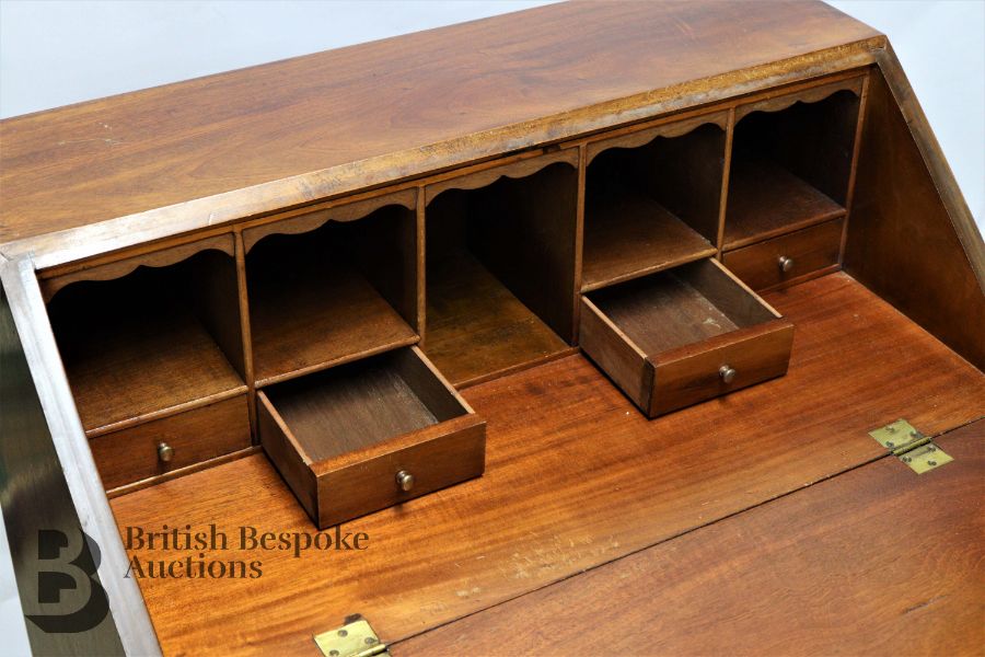 Mahogany Drop Front Bureau - Image 3 of 3