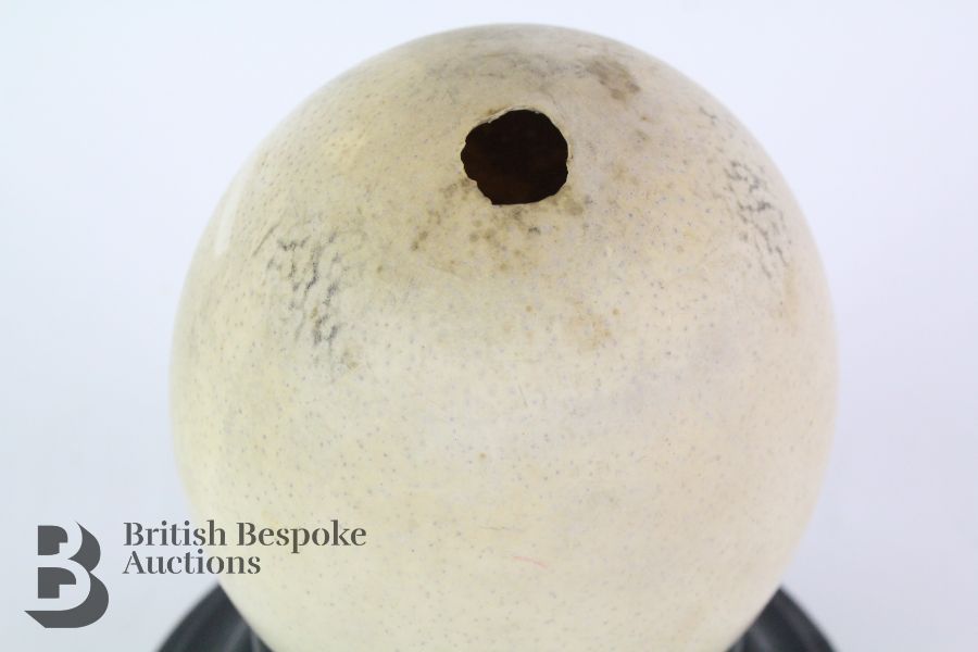 Ostrich Egg on Stand - Image 4 of 4