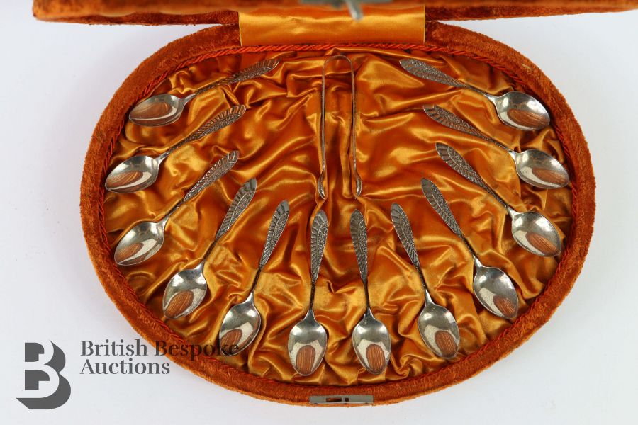 Boxed Set of Silver Coffee Spoons - Image 3 of 3