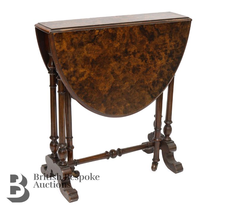 William IV-Style Drop Leaf Table - Image 2 of 5