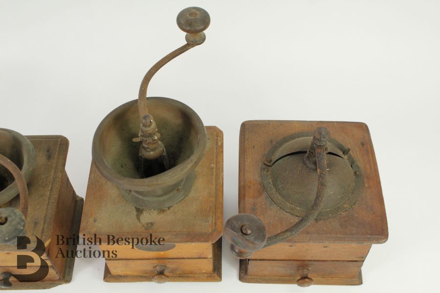 Four Vintage Coffee Grinders - Image 5 of 5