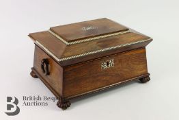 Mahogany Sewing Box