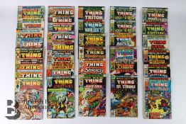 35 Marvel Comics - The Thing, Ben Grimm, Invisible Girl, Liberty Legion, Nighthawk