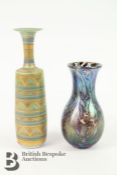 Adrian Sankey Glass Vase