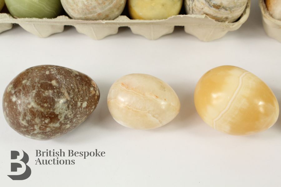 Collection of Polished Stone Eggs - Image 4 of 5