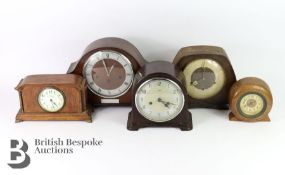 Five Mid-20th Century Clocks