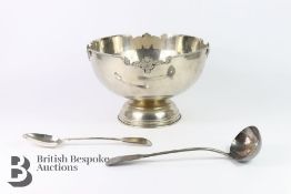 Silver Plated Punch Bowl