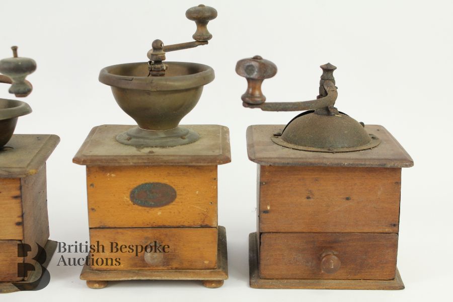 Four Vintage Coffee Grinders - Image 2 of 5