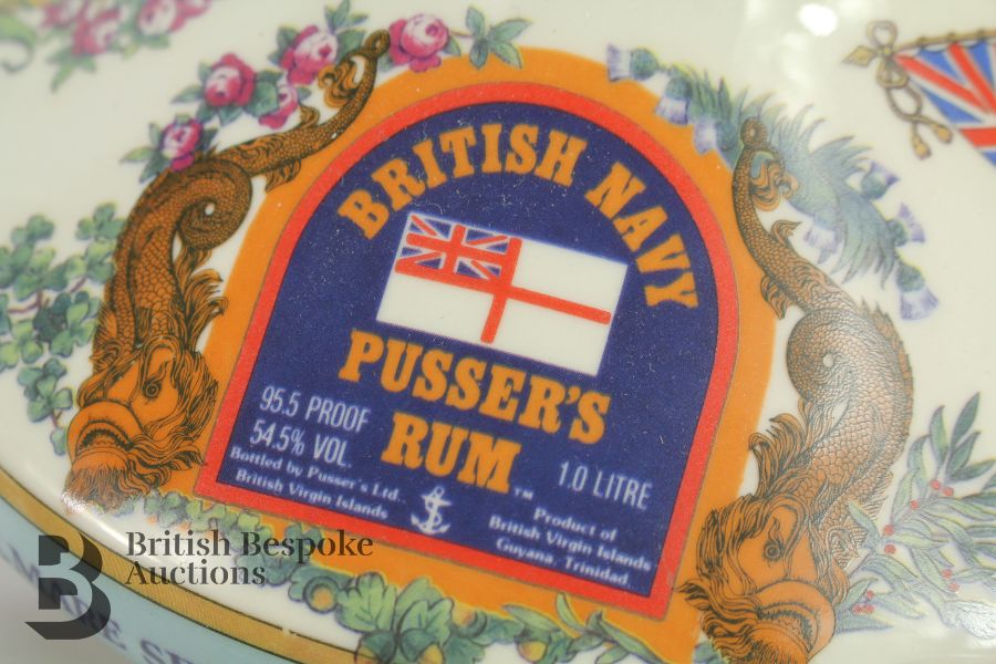 British Navy Pusser's Rum Decanters - Image 7 of 7