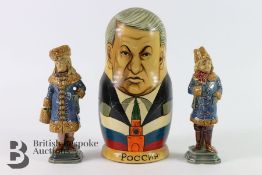Russian Presidents Nesting Dolls