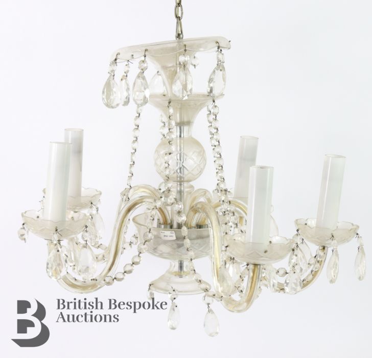 Five Branch Chandeliers - Image 2 of 8