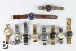 Ten Gentleman's Wrist Watches