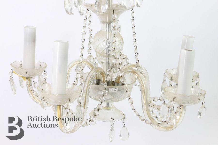 Five Branch Chandeliers - Image 4 of 8