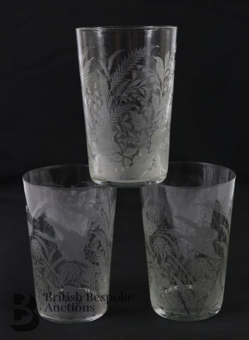 Six Late Victorian Tumblers - Image 2 of 3