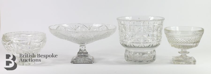 English Cut-Crystal Bowls