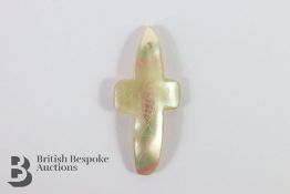 Victorian Mother of Pearl Religious Cross