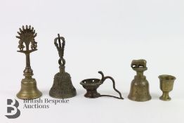 Five Tibetan Prayer Bells