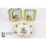 Pair of Continental Serving Dishes