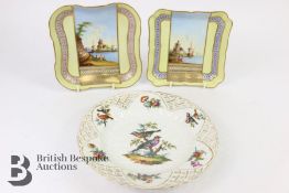 Pair of Continental Serving Dishes