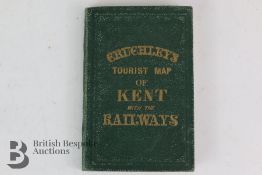 Cruchley's Tourist Map of Kent with the Railways